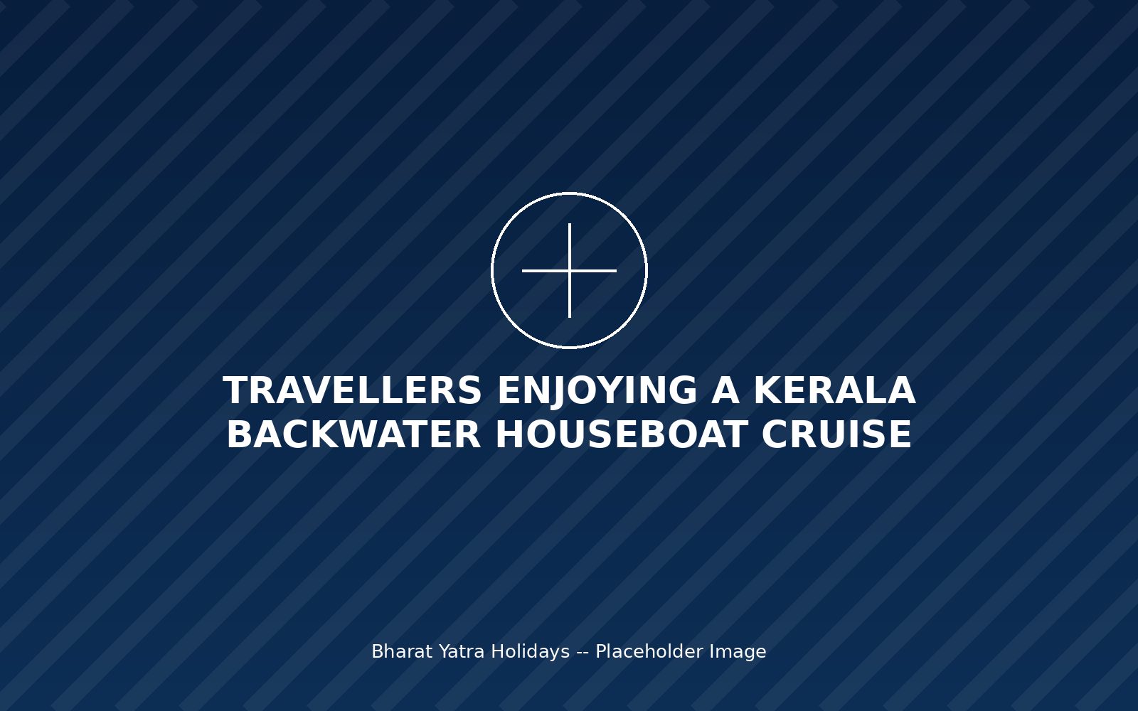 Travellers enjoying a Kerala backwater houseboat cruise