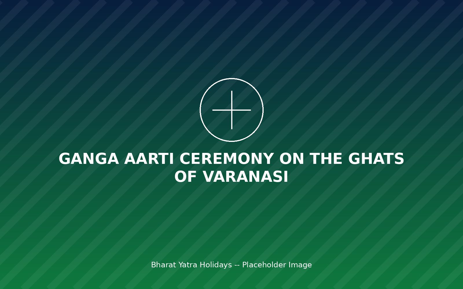Ganga Aarti ceremony on the ghats of Varanasi