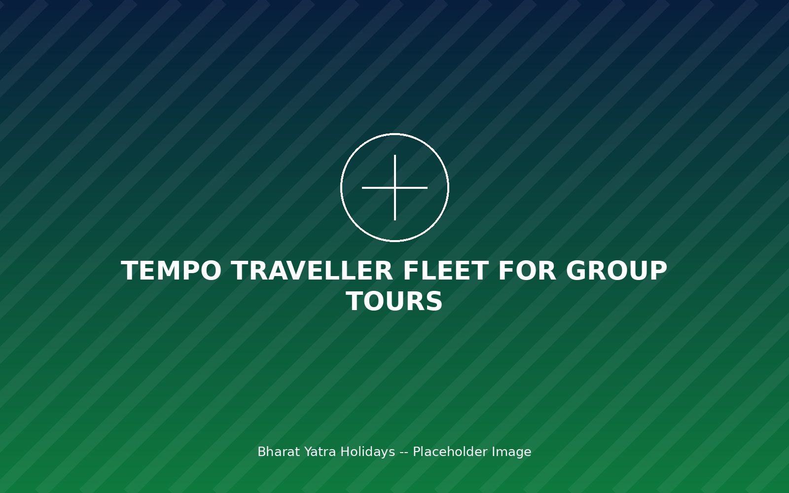 Tempo traveller fleet for group tours